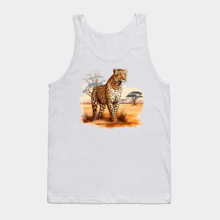 african leopard Tank Top